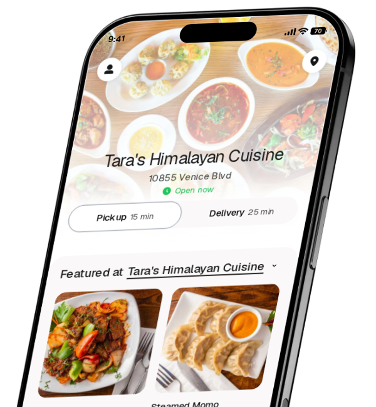 Tara's Himalayan Cuisine app preview