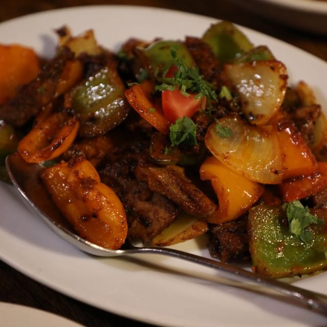 Lamb Jalfrazi.