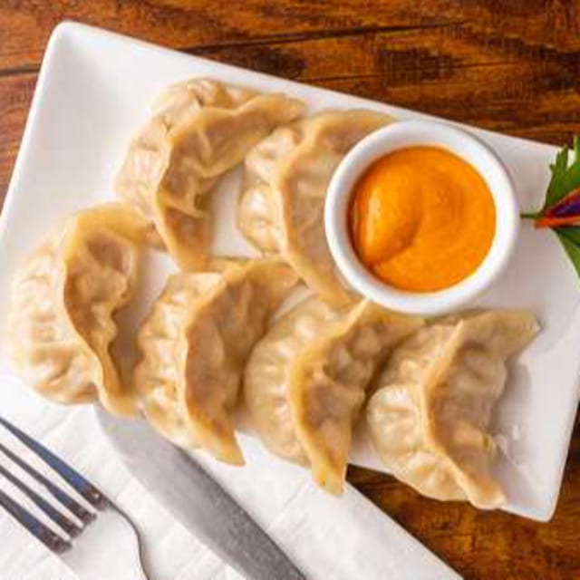 Steamed Momo.